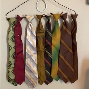 Vintage Clip on Ties